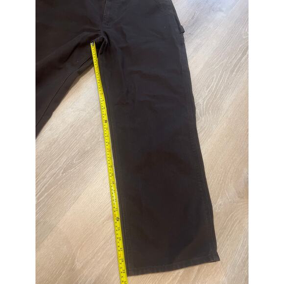 Vintage Carhartt Brown Loose Original Fit Pants Cotton Size 39 Cargo - Picture 3 of 9